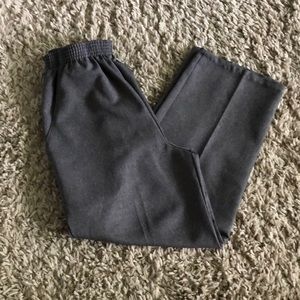 Covington Gray Straight Leg Trousers – High-Waist, Comfortable & Trendy P106